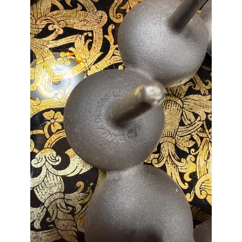 Dansk Designs Denmark Cast‎ Iron Candle Ring by Jens Quistgaard, 8-Light Holder